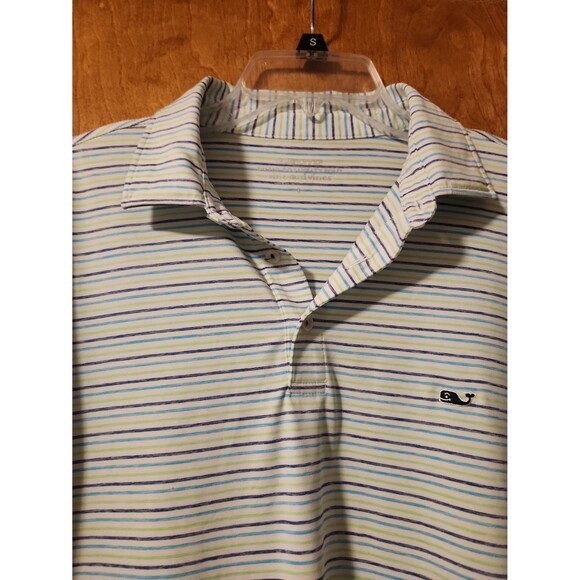 Vineyard Vines Other - Vineyard Vines Men's Tri-Color Bradley Stripe Sankaty Polo size L
